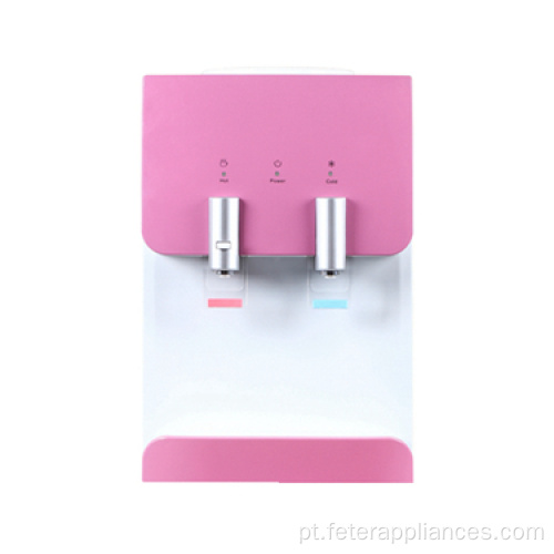 Distribuidor de água quente fria OEM de mesa com muitas cores rosa azul